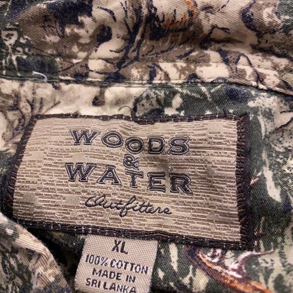 Deer and Forest Scene Camo Button Up - Picture 4 of 5